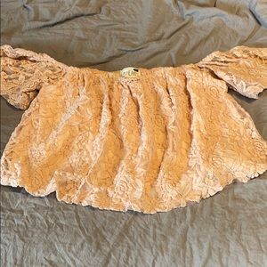 Blush pink crop top!